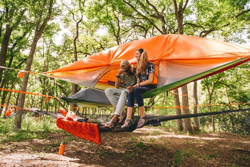 Couple on Tree Tent