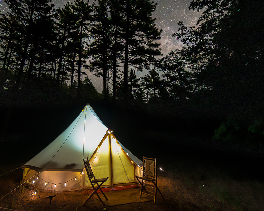 Starry Night Glamping in Laguna Campground
