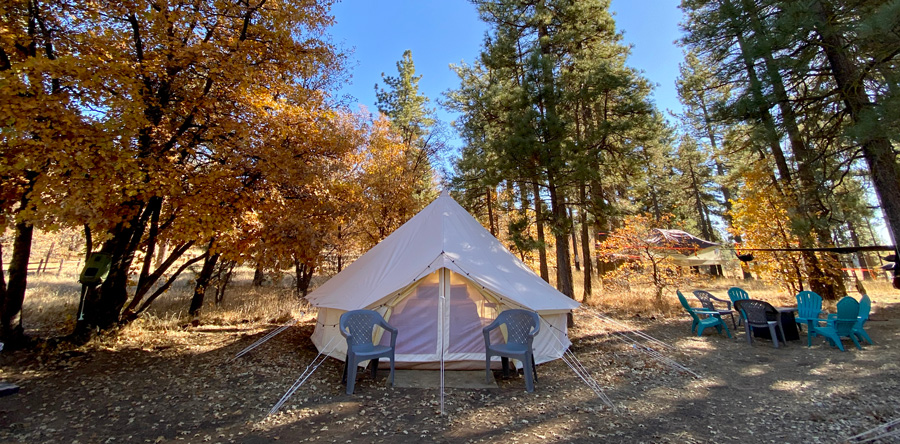 Bell Tent at Laguna Campground 2020