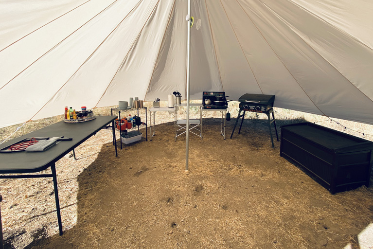Yurt Tents in Laguna Campground